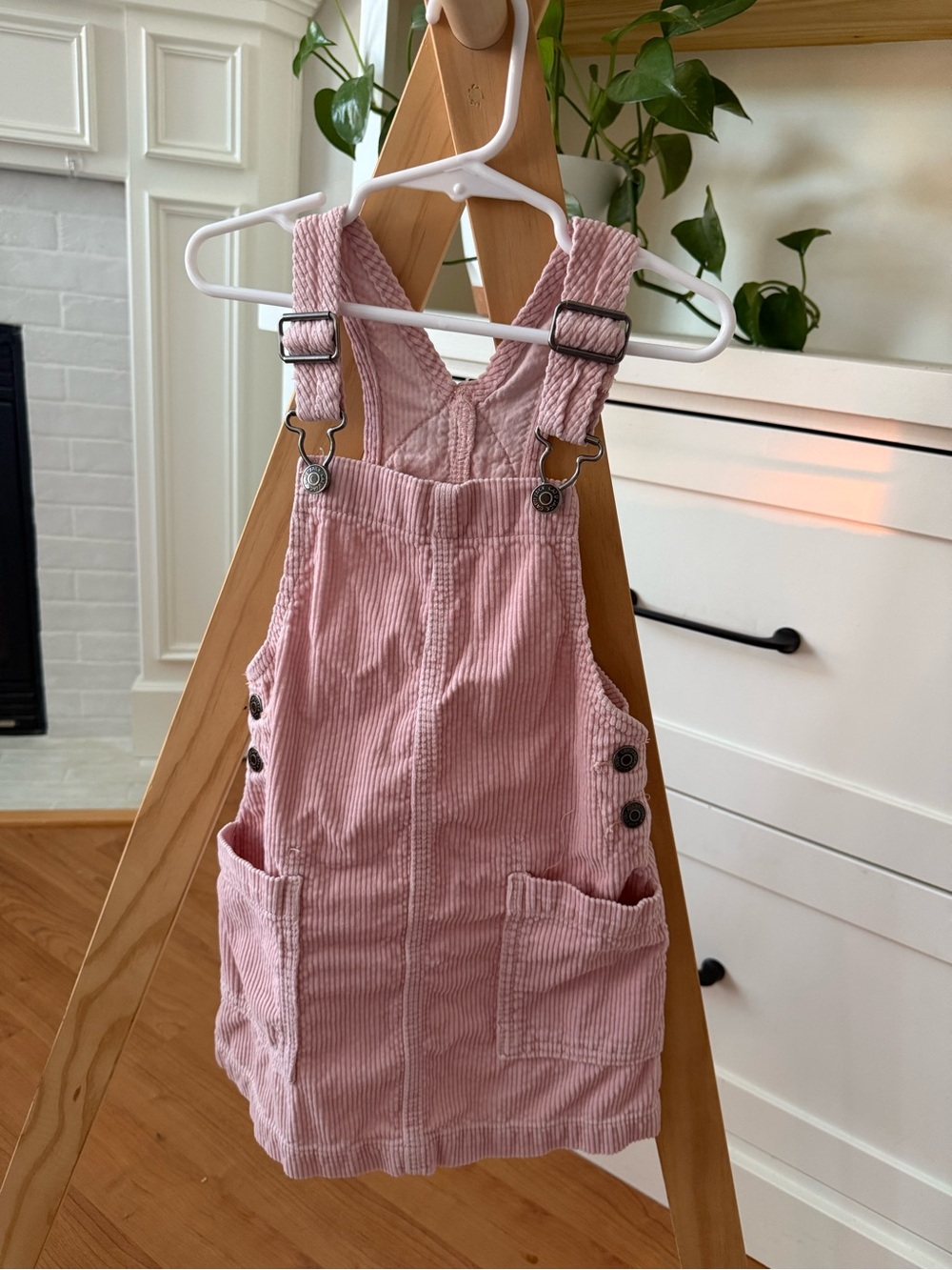 Pink Corduroy Dress for Kids